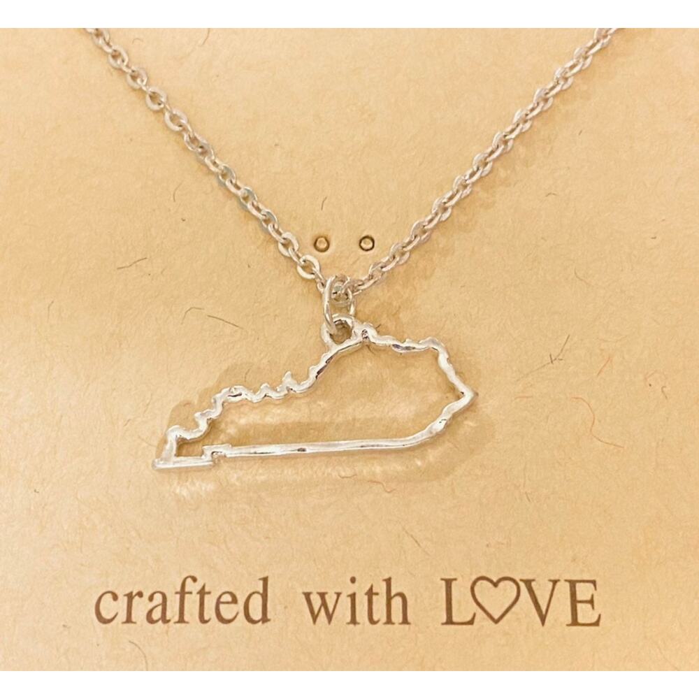 Kentucky Silver Necklace